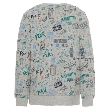 Толстовка для мальчика Серый M